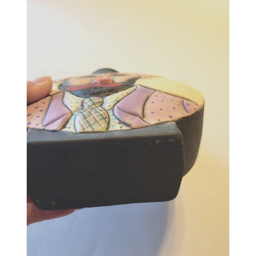 Handmade ceramic sad